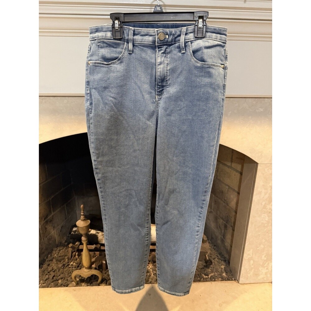 Talbots Flawless High Rise Jegging Crop Jeans Women 8 Medium Wash
